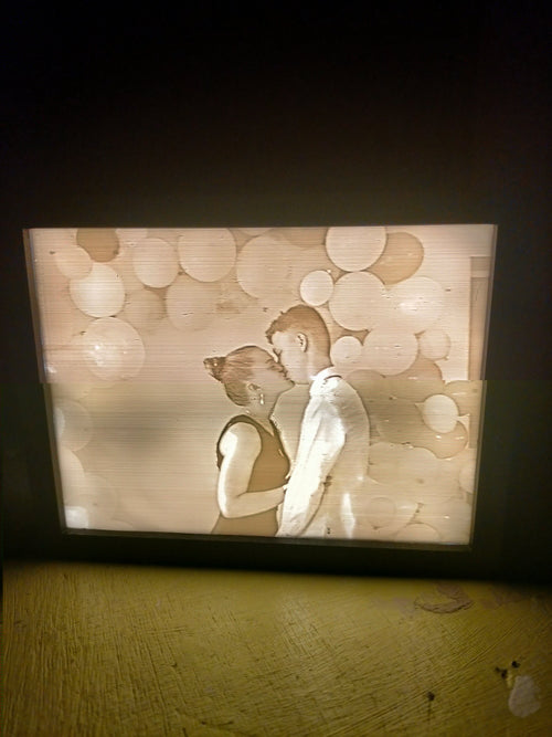 Cadre Lithophanie personnalisé Ma boutique